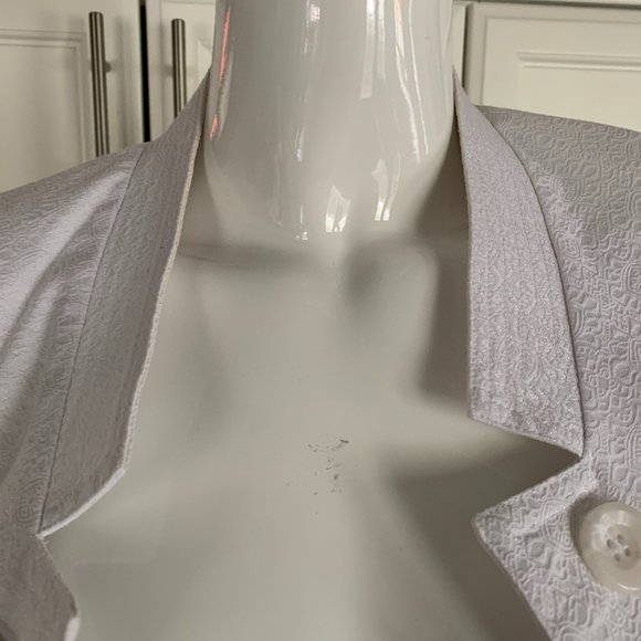 Mario Serrani 2 shimmering white paisley 3/4 jacke - Picture 8 of 10